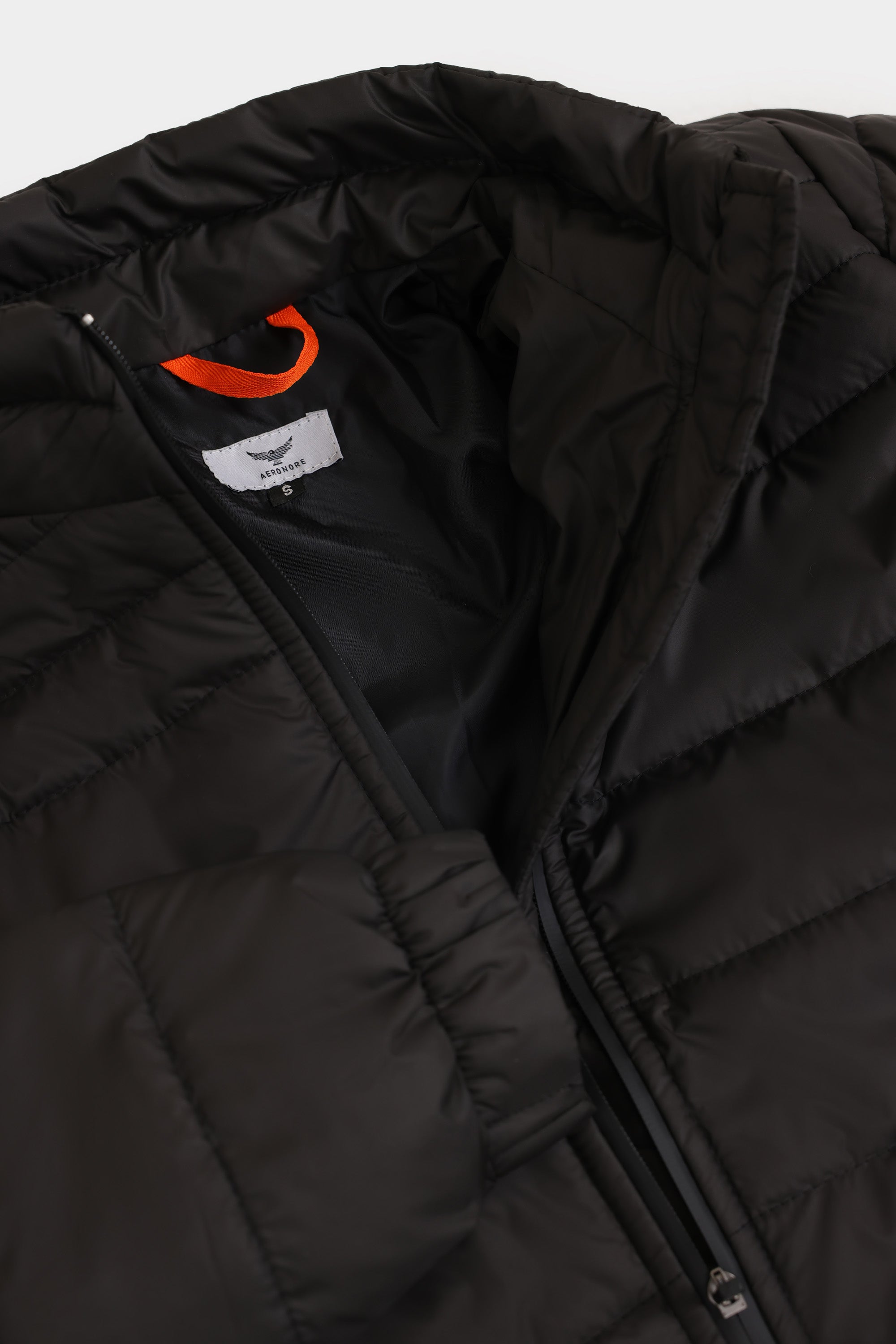 Light Weight Puffer Jacket - Midnight Black