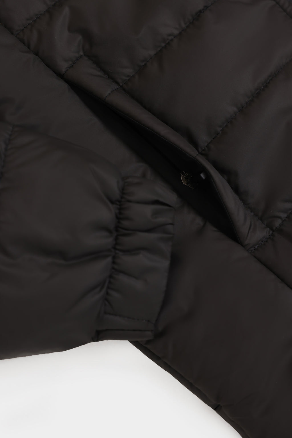 Light Weight Puffer Jacket - Midnight Black