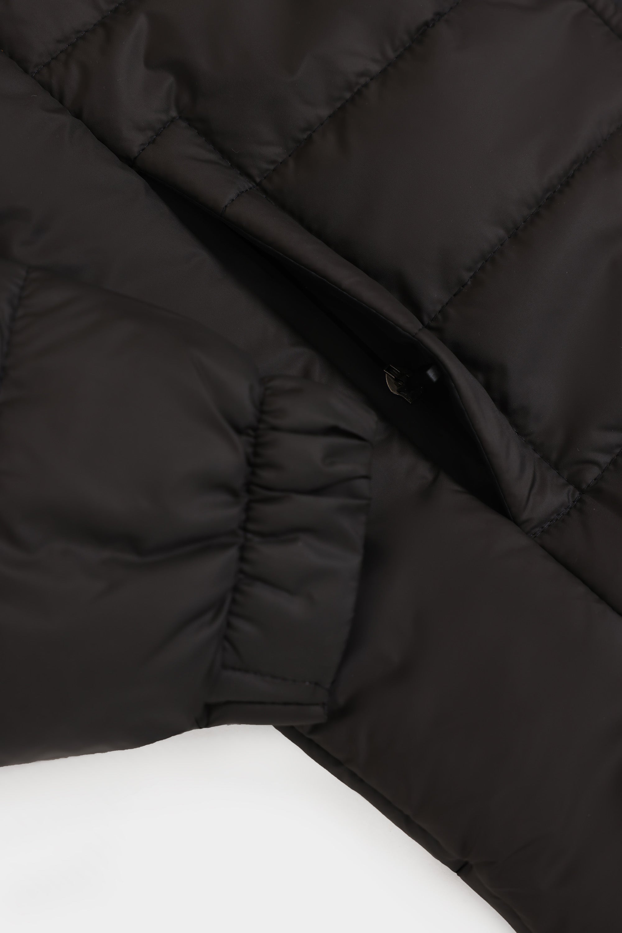 Light Weight Puffer Jacket - Midnight Black
