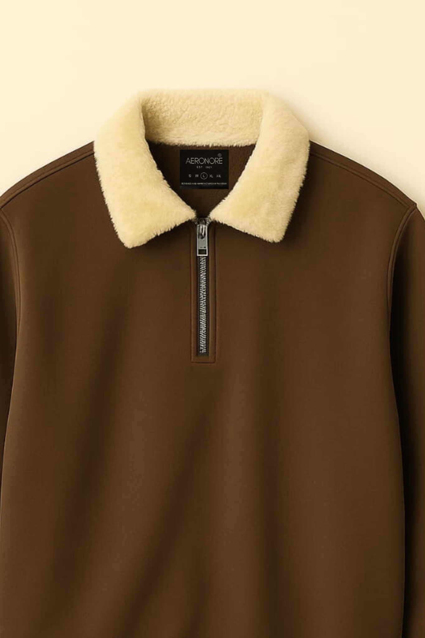 Sherpa Fur Fleece Sweater - Oakridge