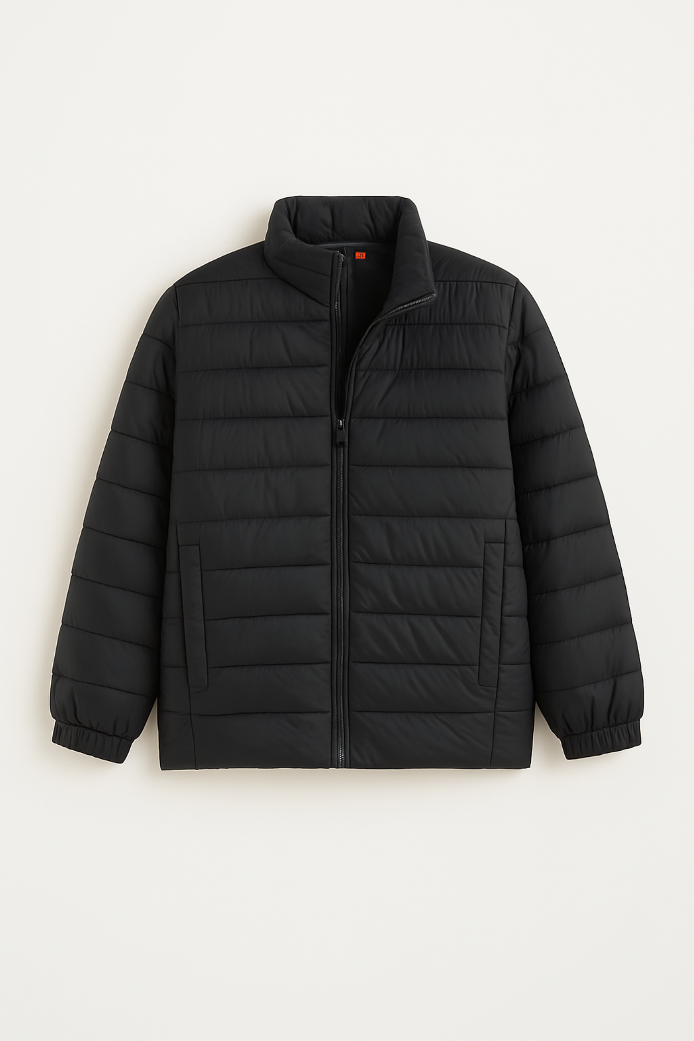 Light Weight Puffer Jacket - Midnight Black