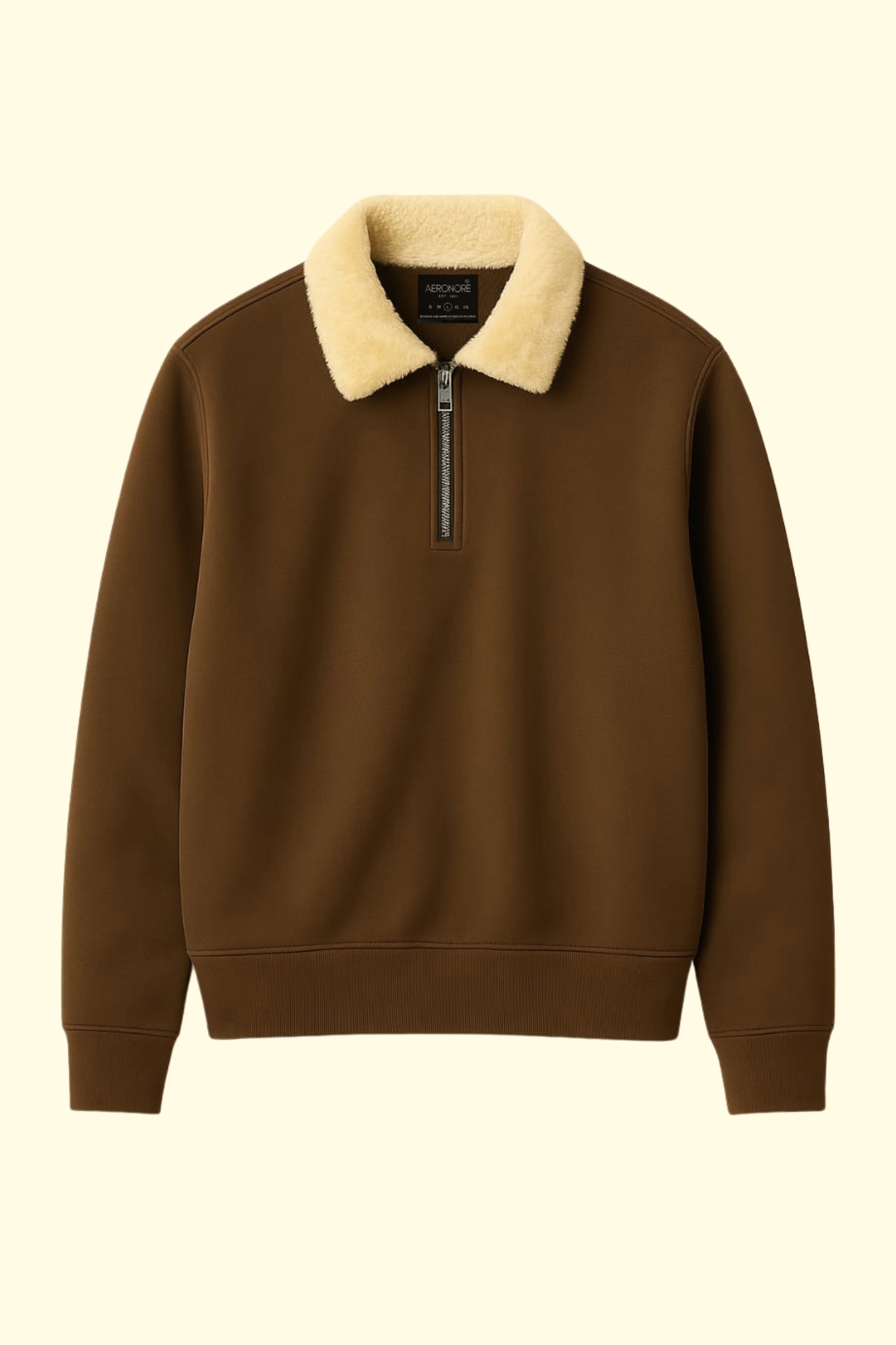 Sherpa Fur Fleece Sweater - Oakridge