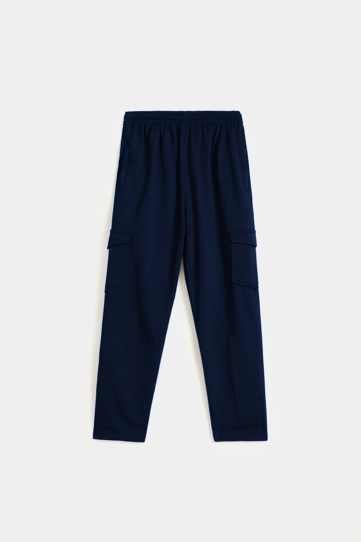Cotton Straight Fit Cargo Pants - Admiral